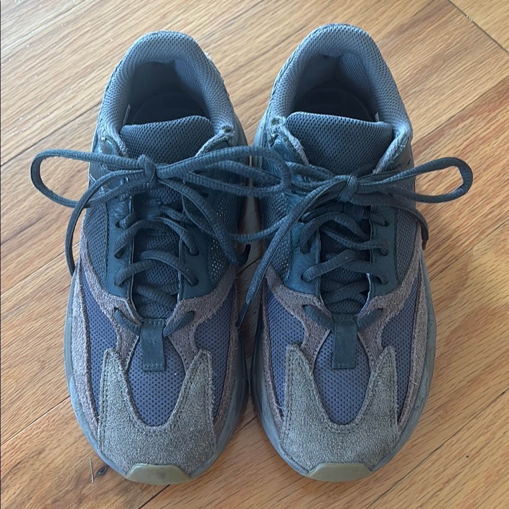 Adidas Yeezy Boost 700 Mauve Suede and Fabric  sneakers.